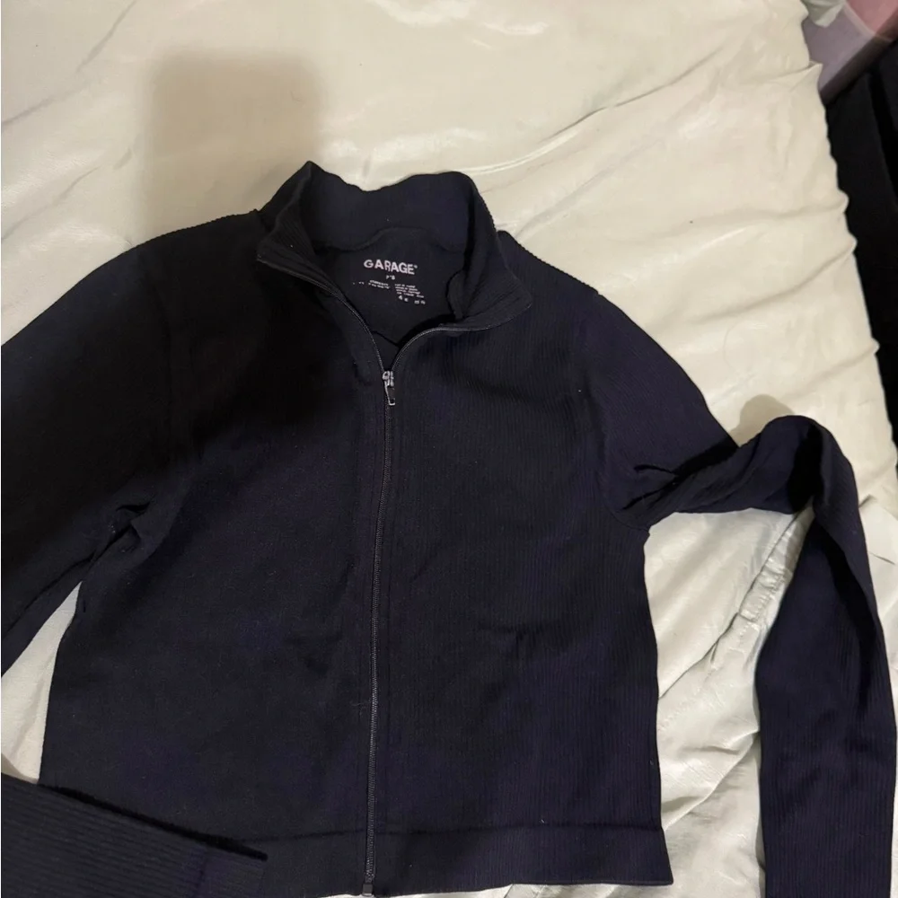 Garage Ribbed Zip Up - Picture 3 of 3